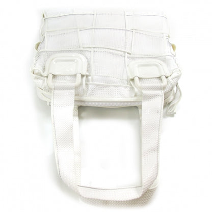 Fendi Patent Mesh Crossword Bag White 4 of 9