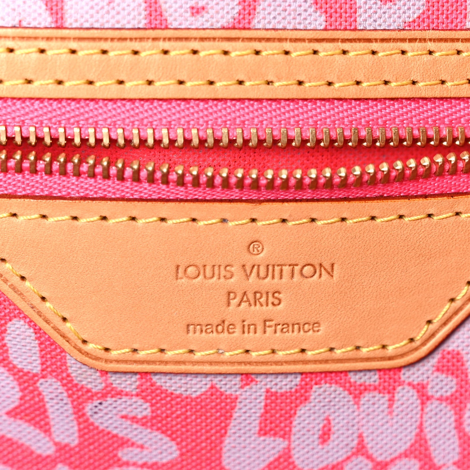 Louis Vuitton Monogram Graffiti Neverfull GM Fuchsia 6 of 9