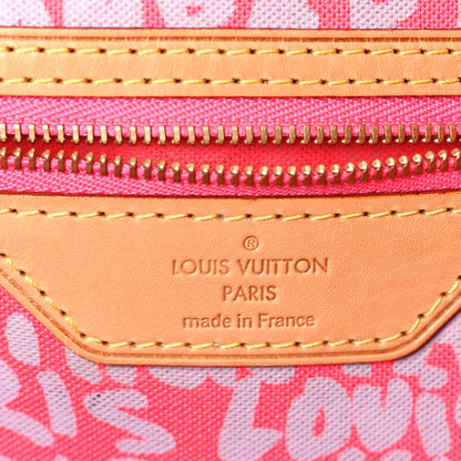 Louis Vuitton Monogram Graffiti Neverfull GM Fuchsia 6 of 9