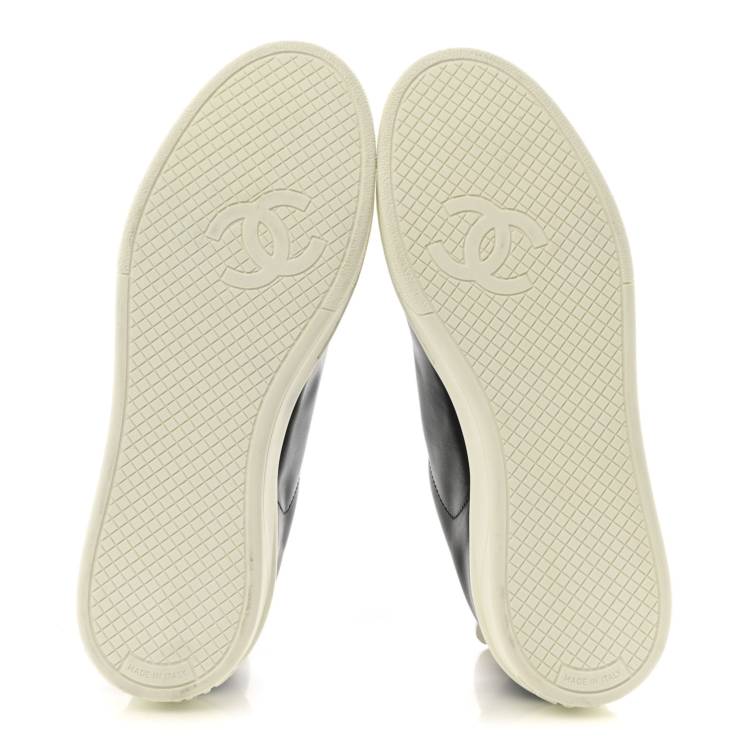 Chanel Calfskin CC Womens Sneakers 36 Black 6 of 12