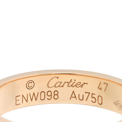 Cartier 18K Yellow Gold 3.5mm LOVE Wedding Band Ring 47 4 4 of 4