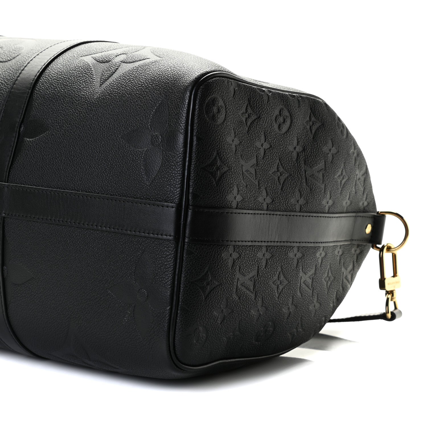Louis Vuitton Empreinte Monogram Giant Keepall Bandouliere 45 Black 5 of 11