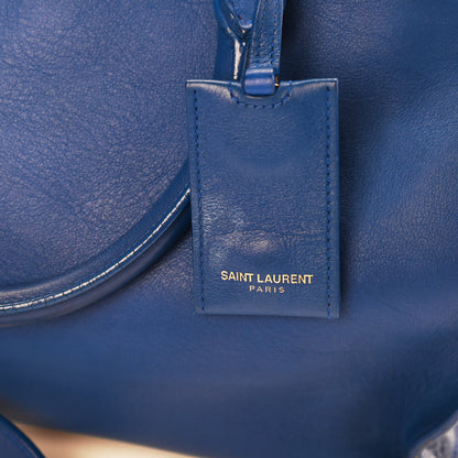 Saint Laurent Calfskin Small Classic Y Cabas Royal Blue 12 of 12