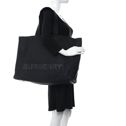 Burberry Nylon Trench Tote Black 2 of 9
