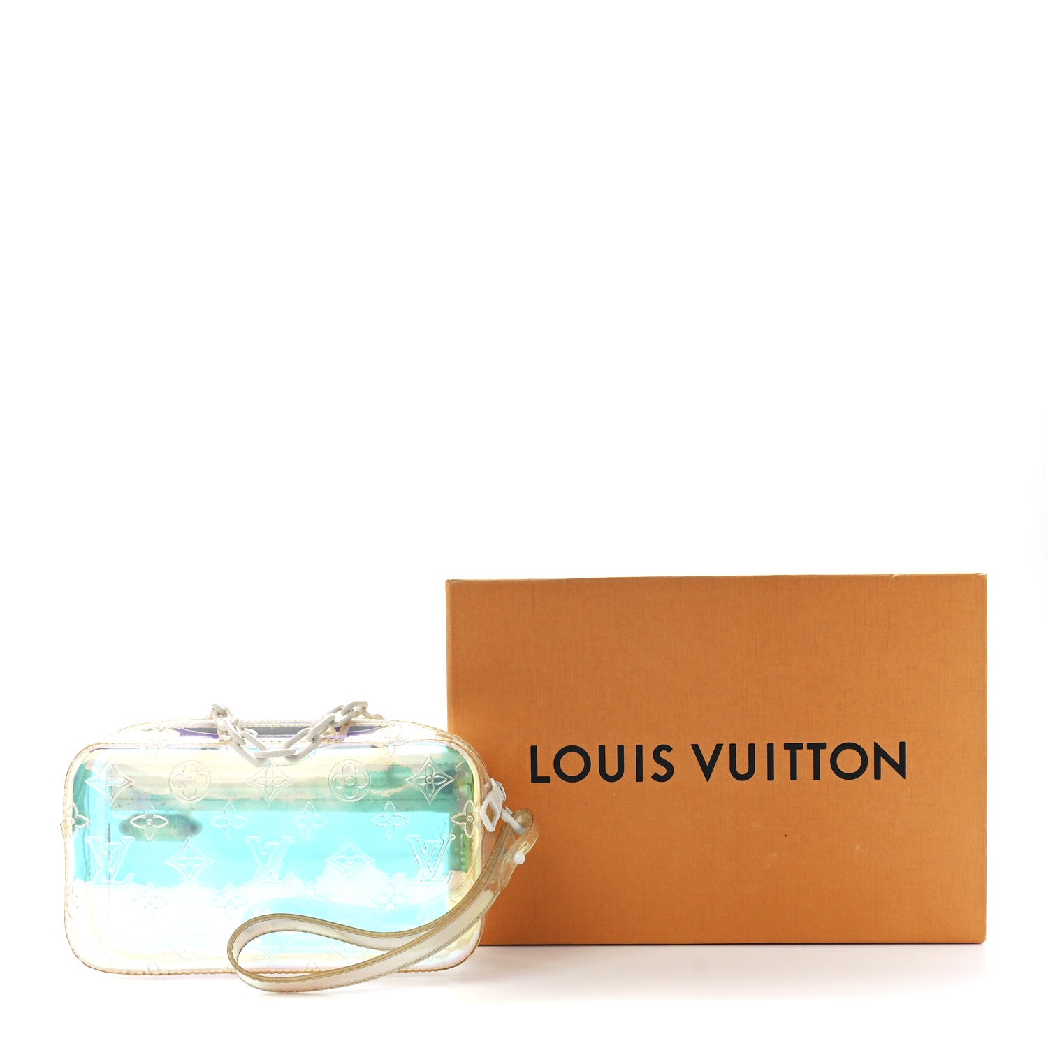 Louis Vuitton PVC Monogram Pochette Volga Iridescent Prism 10 of 10