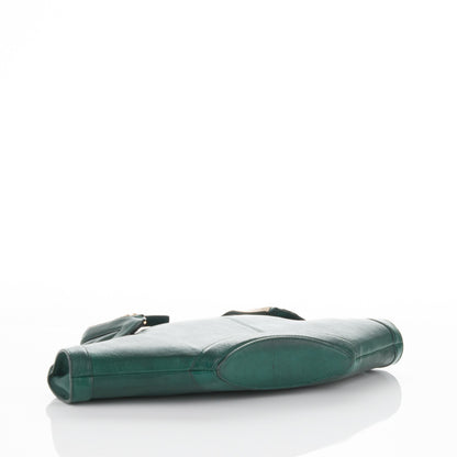 Alexander McQueen Calfskin De Manta Clutch Dark Green 4 of 7