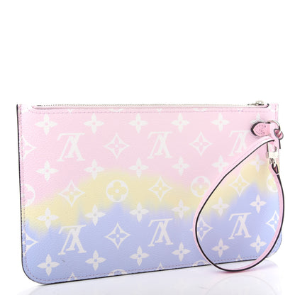 Louis Vuitton Monogram Escale Neverfull MM GM Pochette Pastel 3 of 8
