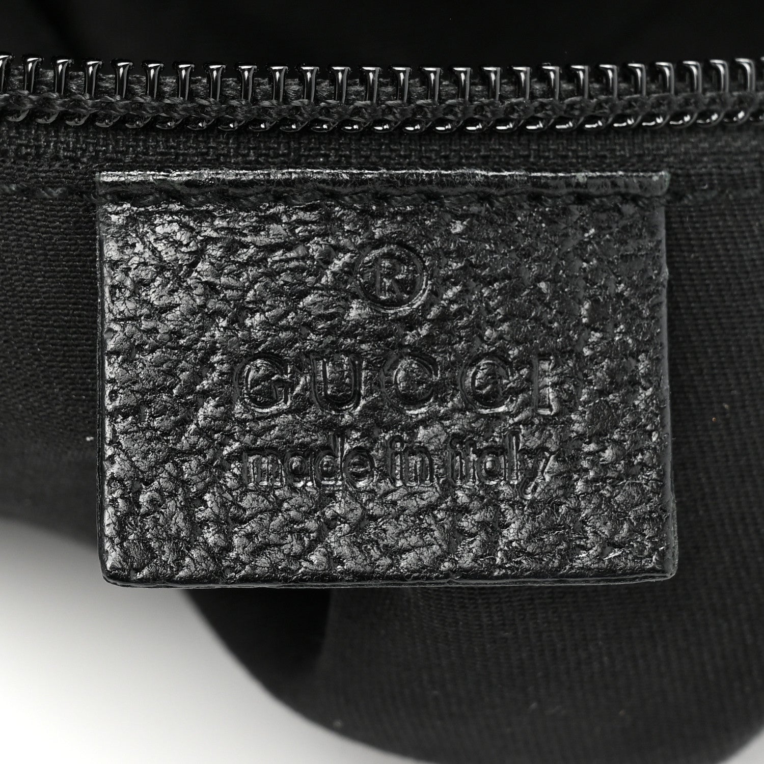 Gucci Monogram Medium Half Moon Hobo Black 6 of 13