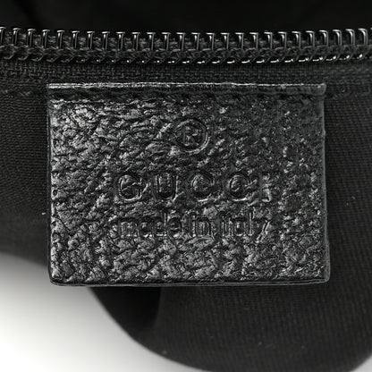 Gucci Monogram Medium Half Moon Hobo Black 6 of 13