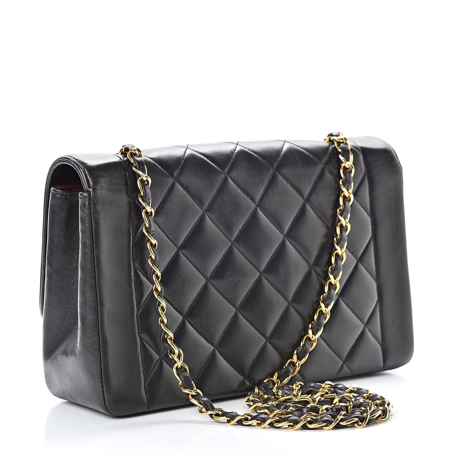 Chanel Lambskin Quilted Medium Single Flap Black 3 of 16