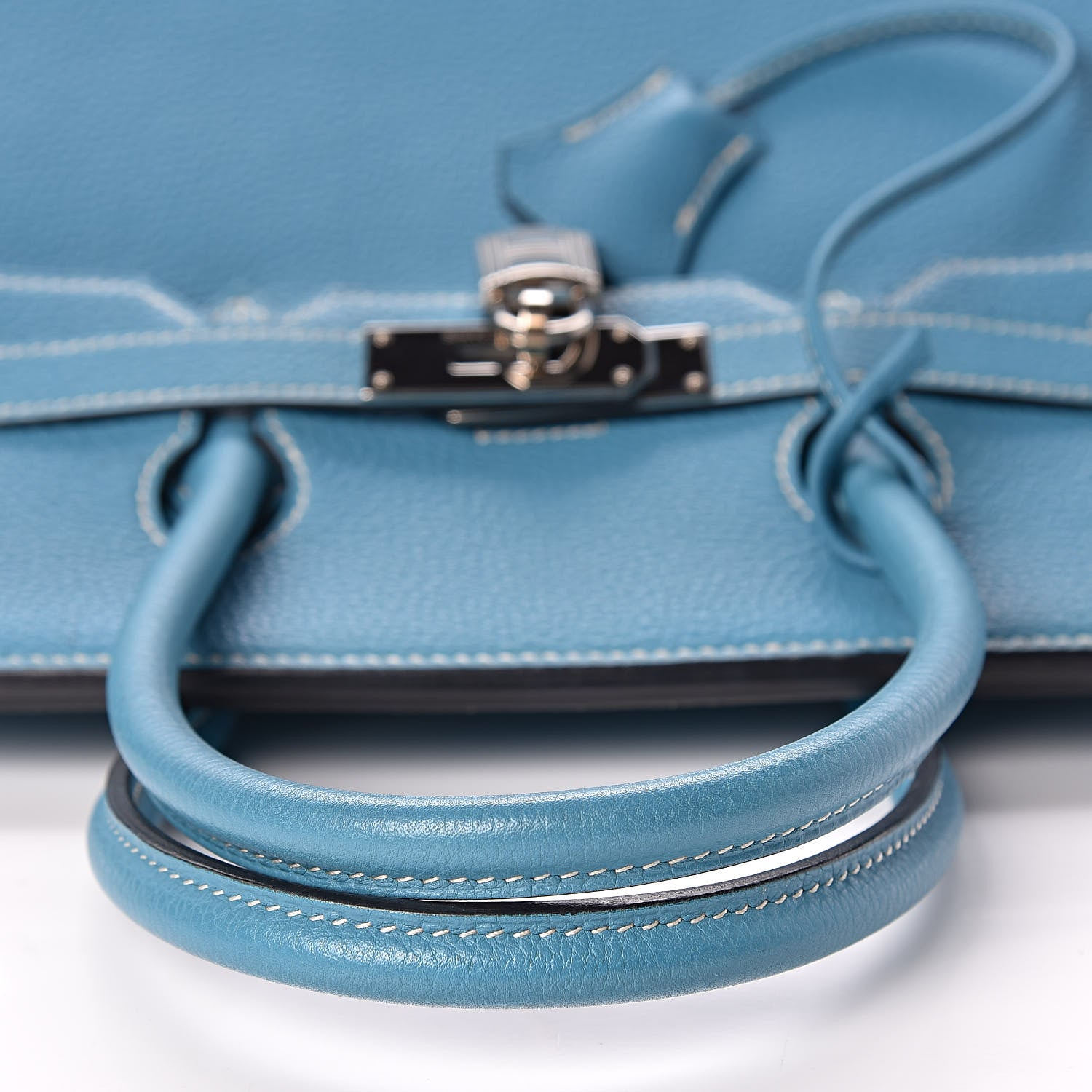 Hermes Togo Birkin 35 Blue Jean 15 of 32