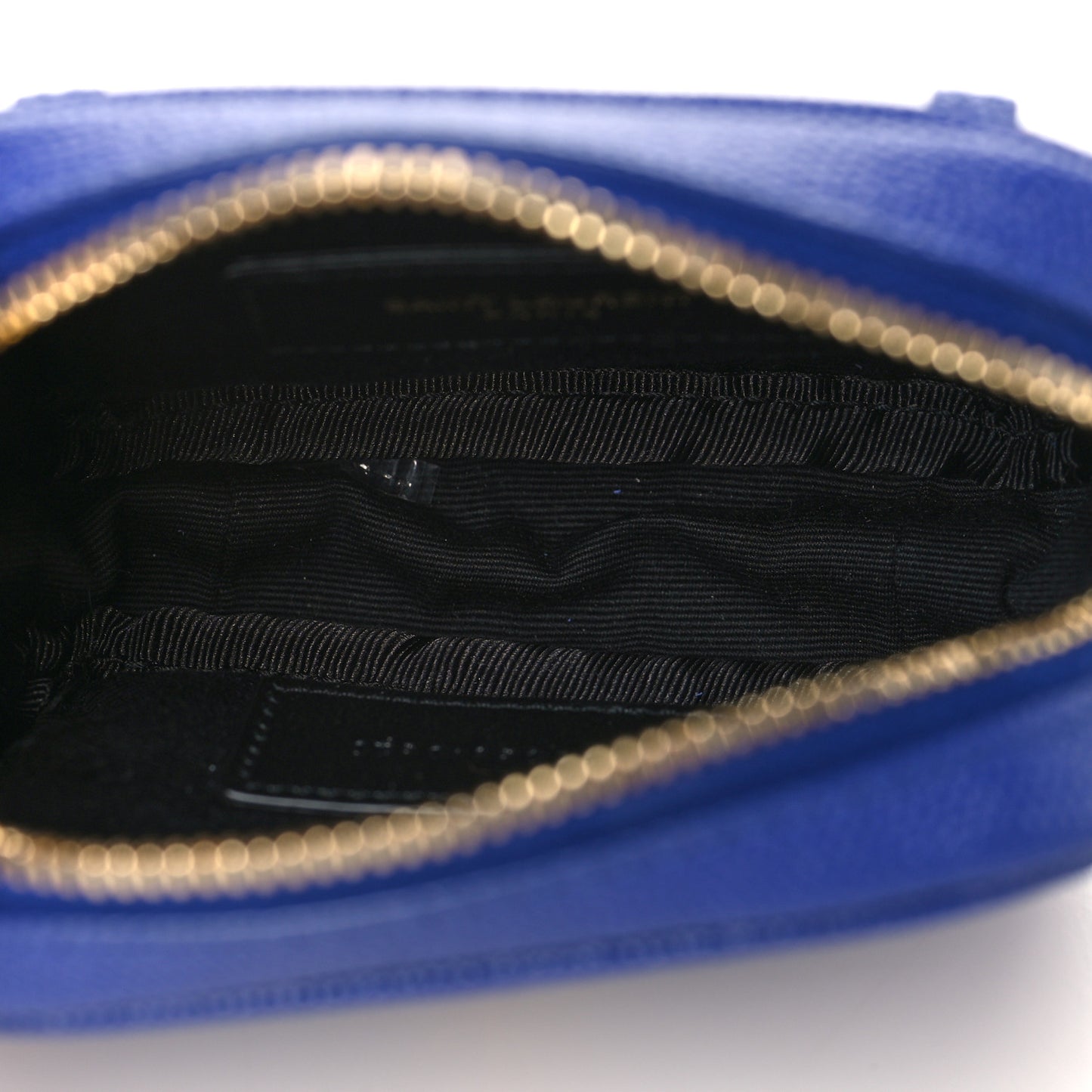 Grain De Poudre Matelasse Monogram Baby Lou Camera Bag Sapphire Blue