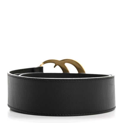 Gucci Calfskin Double G 40mm Belt 75 30 Black 2 of 8