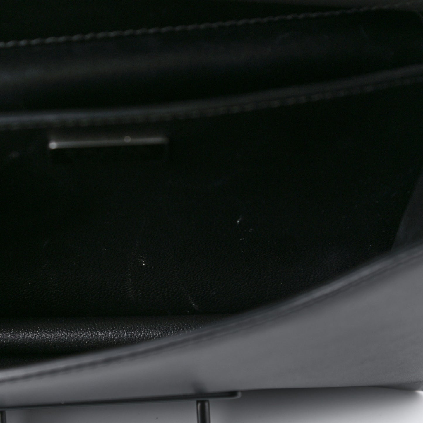 City Calfskin Saffiano Cahier Bag Black