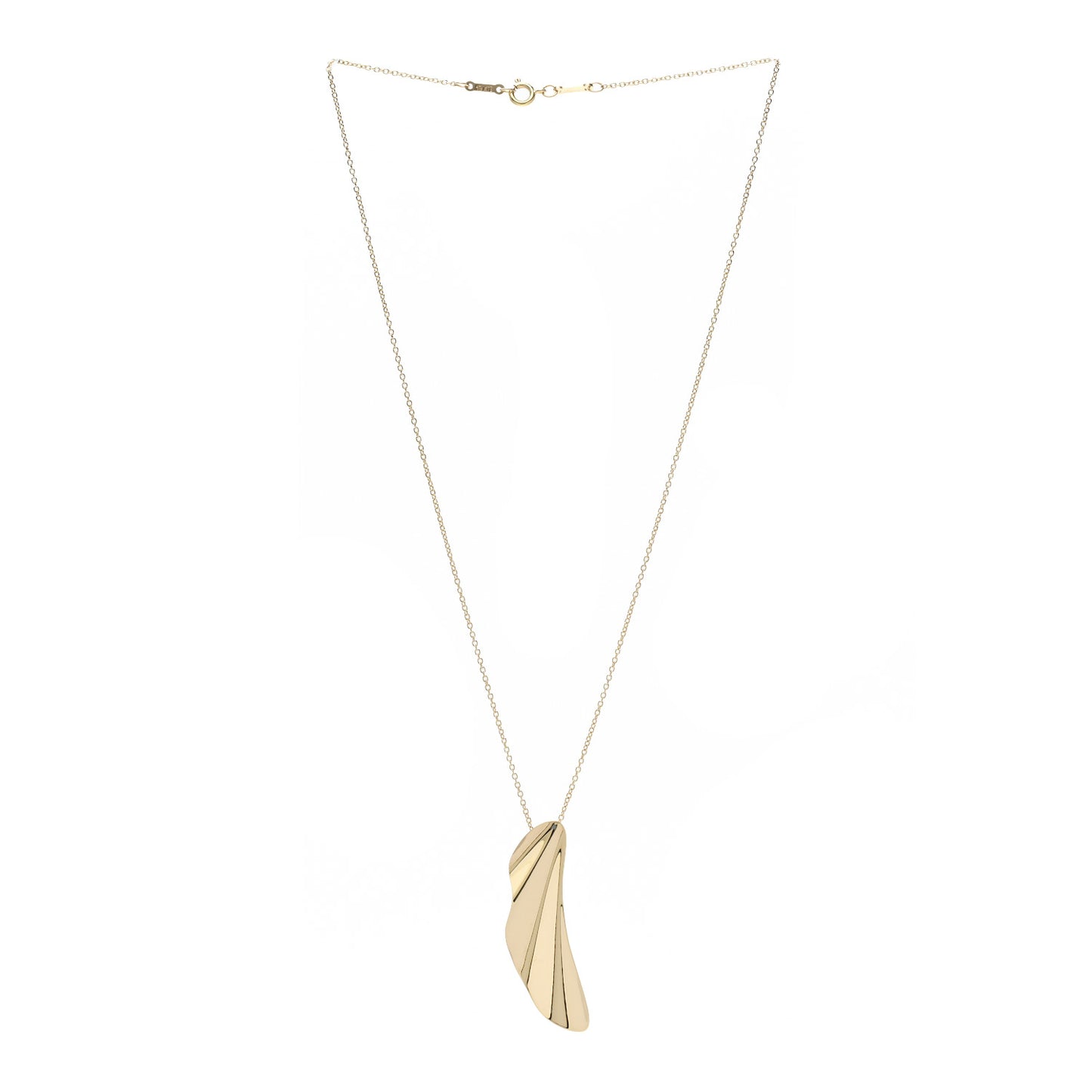 18K Yellow Gold Elsa Peretti High Tide Necklace