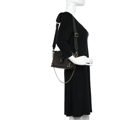 Louis Vuitton Monogram Petite Malle Souple Black 2 of 10