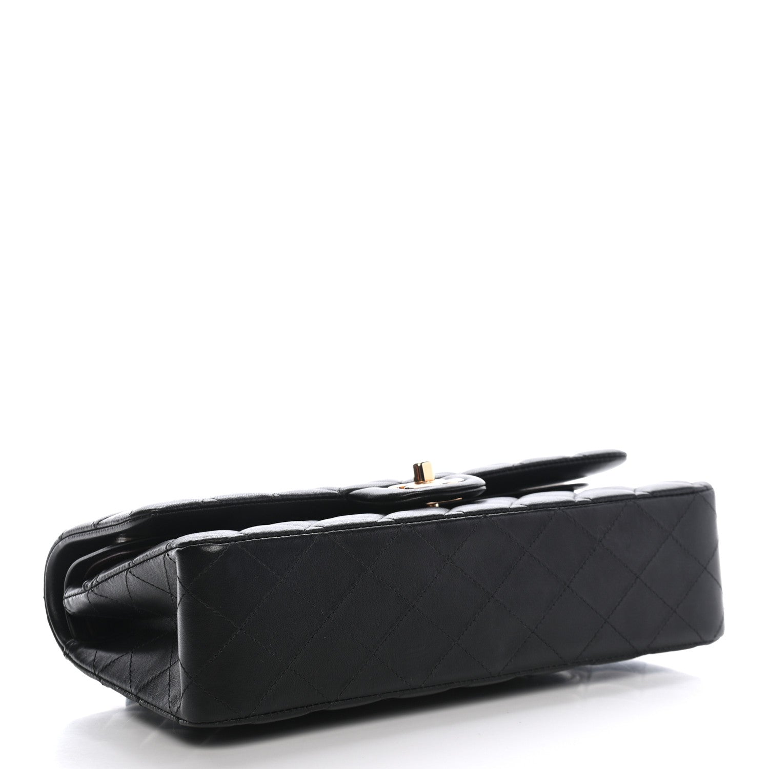 Chanel Lambskin Quilted Medium Double Flap Black 4 of 9