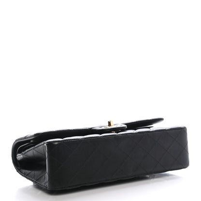 Chanel Lambskin Quilted Medium Double Flap Black 4 of 9