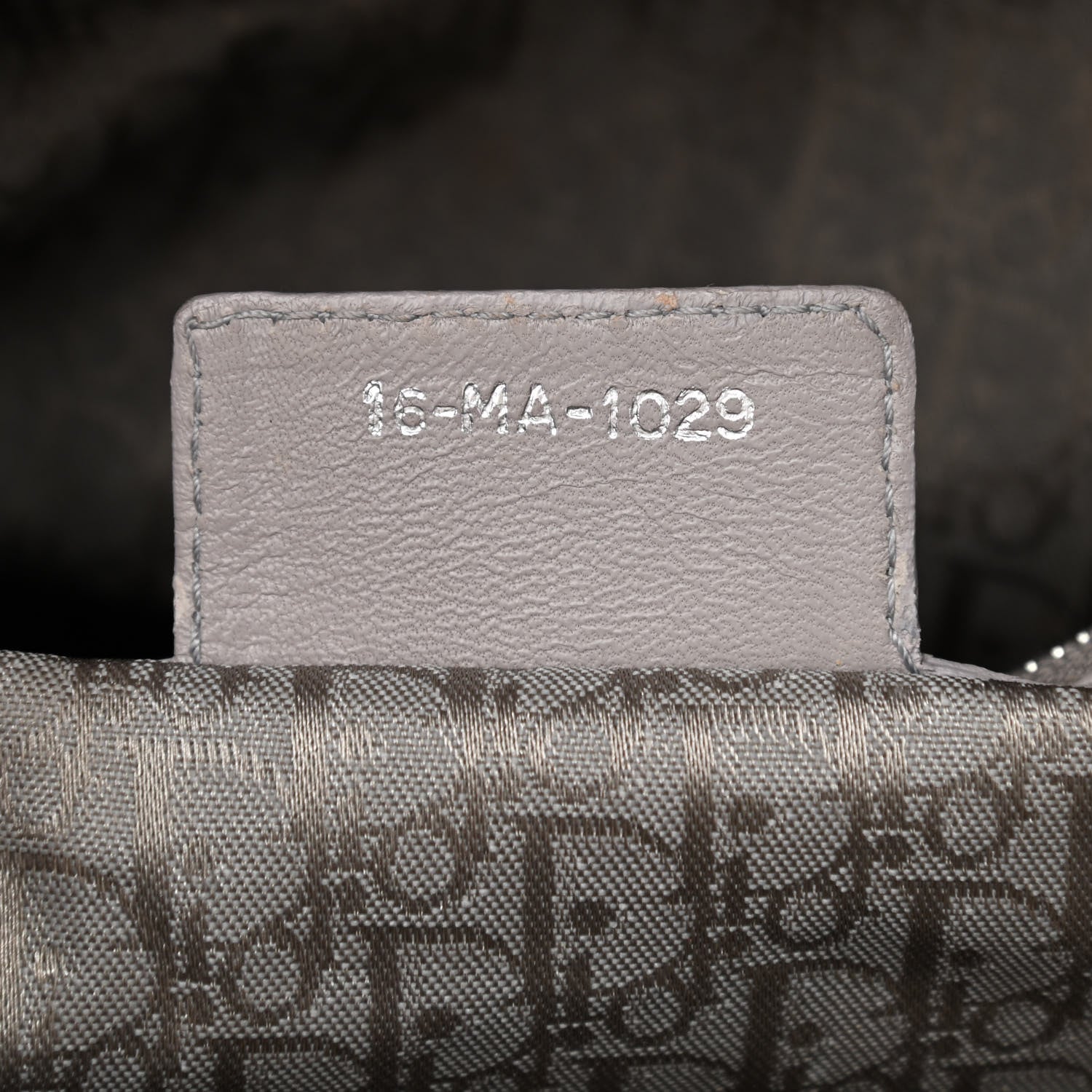 Christian Dior Lambskin Cannage XL Lady Dior Light Grey 7 of 16