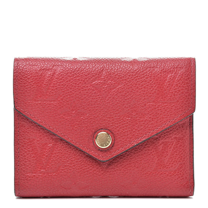 Louis Vuitton Empreinte Victorine Wallet Scarlet 1 of 7