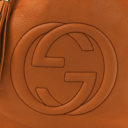 Gucci Pebbled Calfskin Medium Soho Shoulder Bag Curcuma 9 of 12
