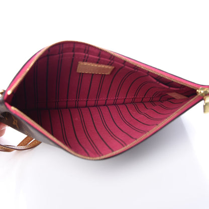 Louis Vuitton Monogram Neverfull MM GM Pochette Pivoine 5 of 10