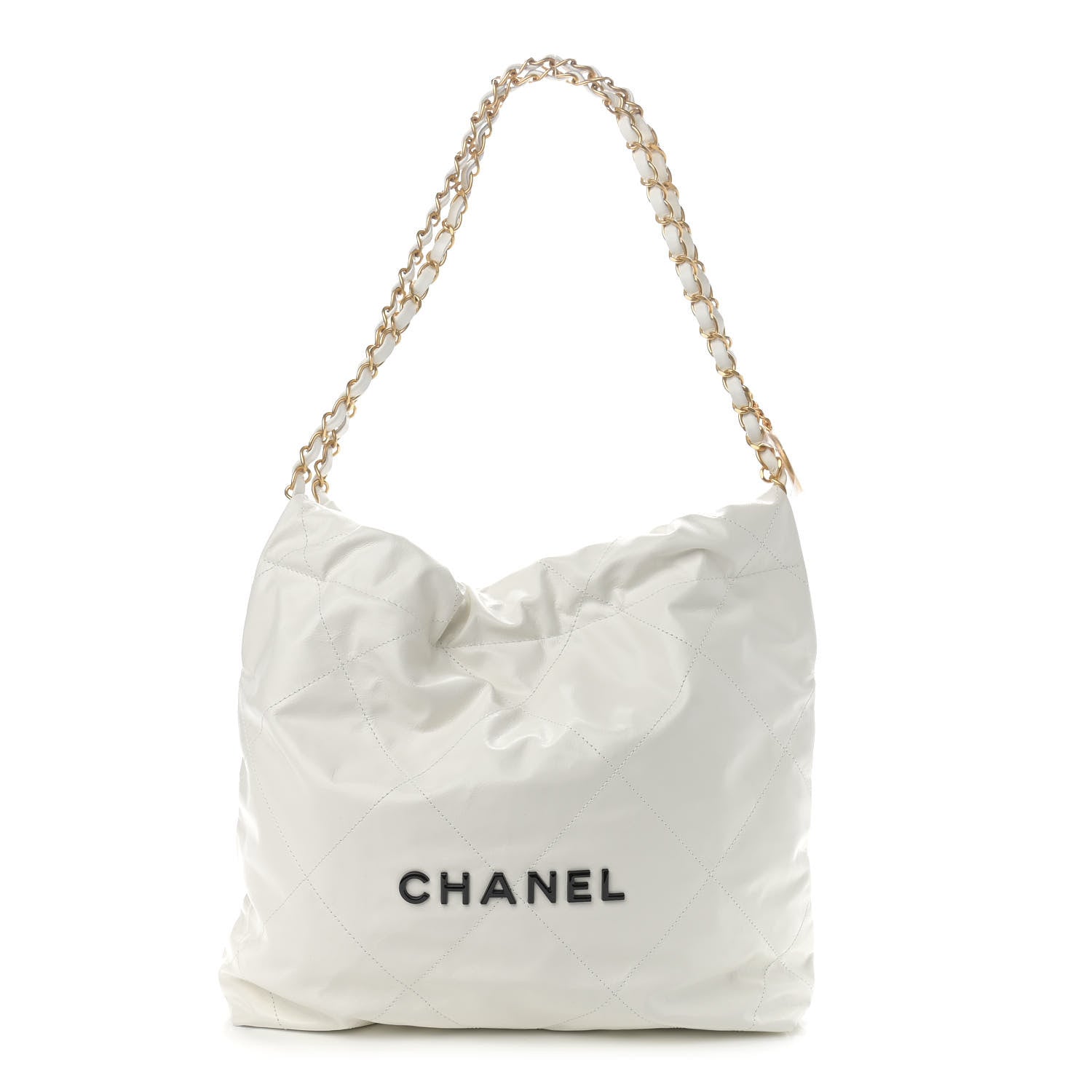 Chanel Calfskin Quilted Small Chanel 22 White 3 of 11