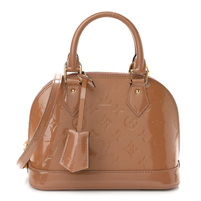 Louis Vuitton Vernis Alma BB Rose Velours 1 of 9
