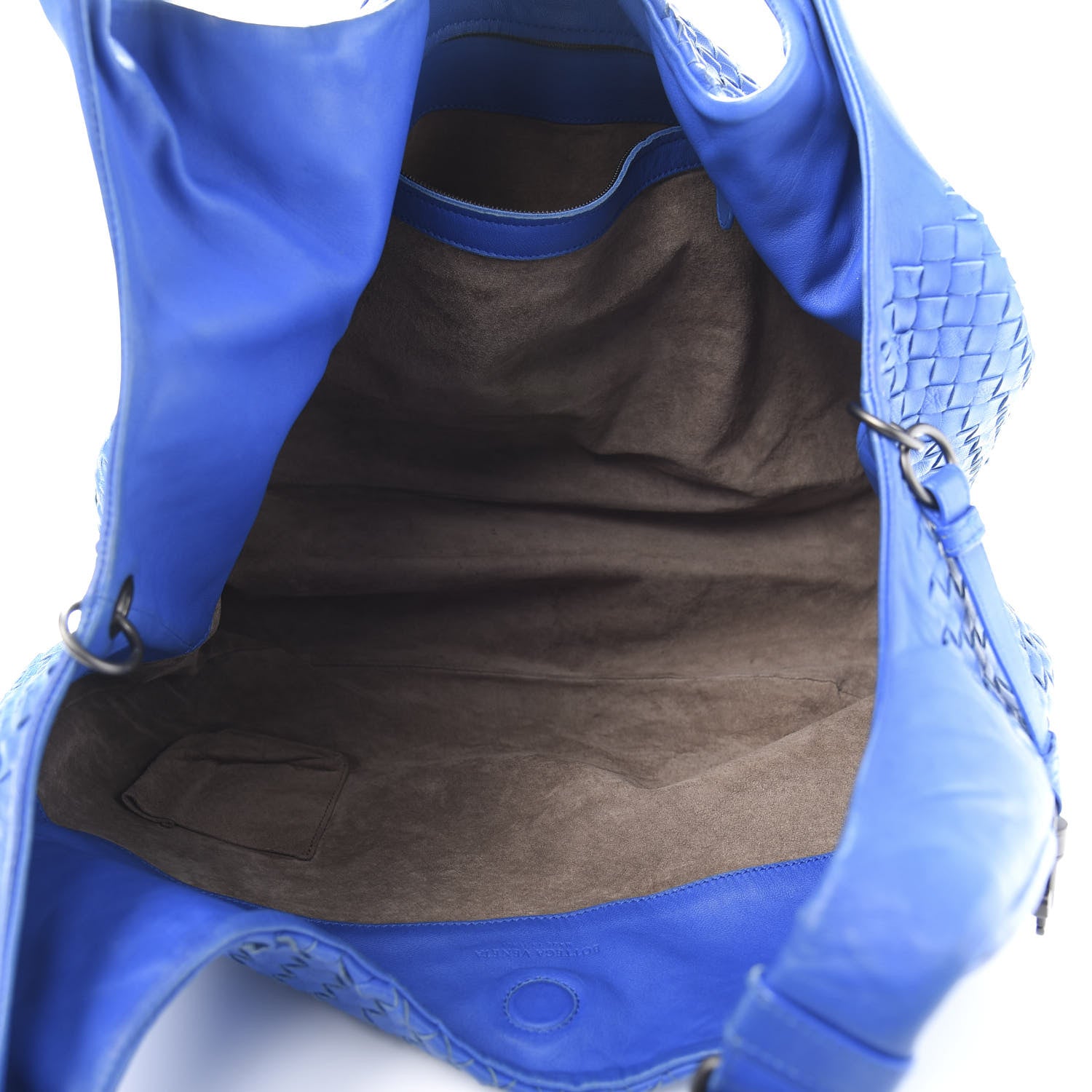 Bottega Veneta Nappa Intrecciato Large Campana Signal Blue 5 of 14