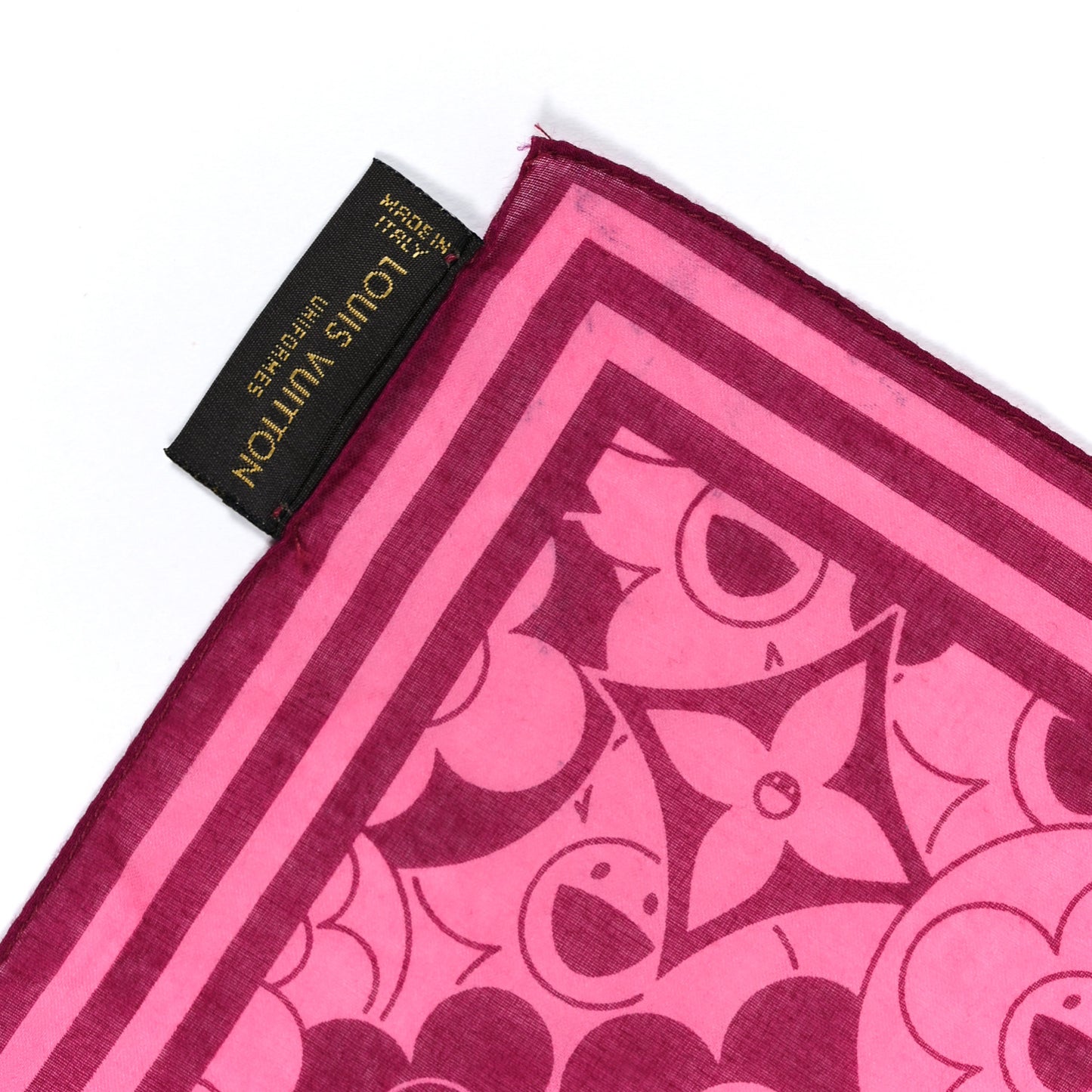 Cotton Takashi Murakami Cosmic Blossom Square Scarf Pink