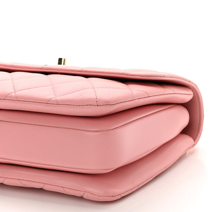 Chanel Lambskin Quilted Small Trendy CC Flap Dual Handle Bag Light Pink 10 of 11
