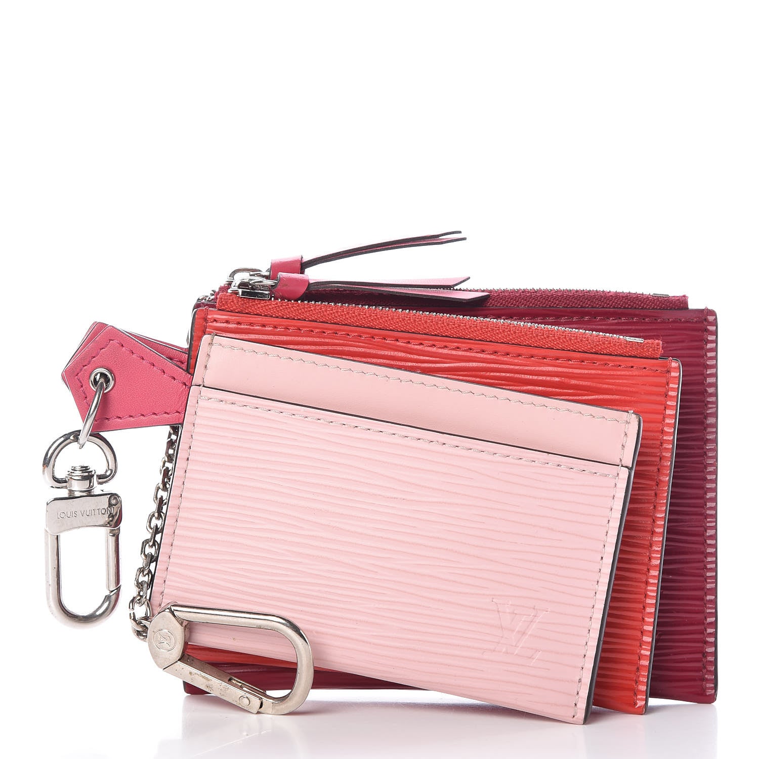 Louis Vuitton Epi Trio Card Case Wallet Rose Ballerine Rouge Fuchsia 3 of 8