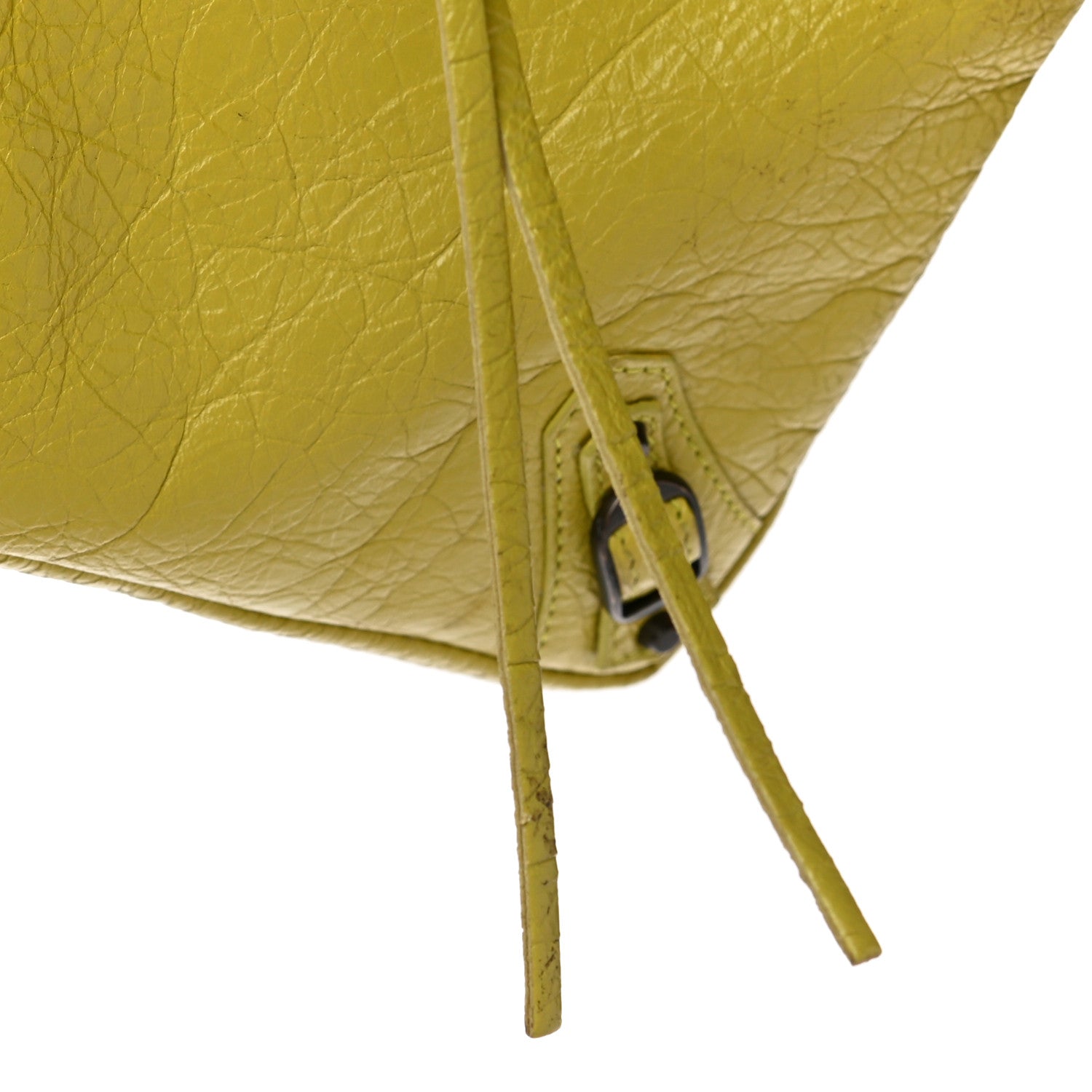Balenciaga Agneau Classic Hardware Flat Crossbody Jaune Poussin 15 of 17