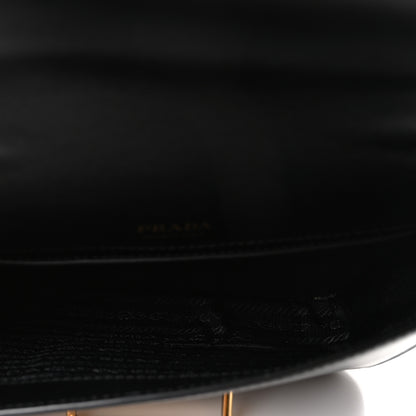 Prada Saffiano City Calf Cahier Belt Bag Black 5 of 9