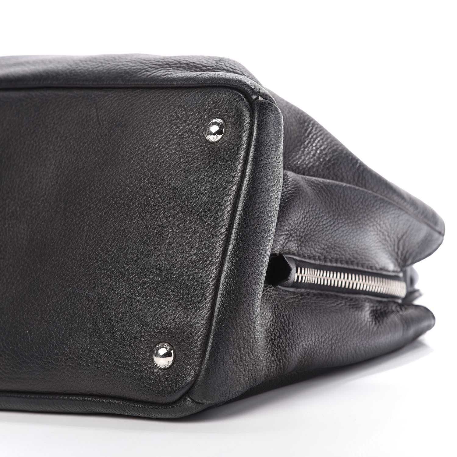 Prada Vitello Daino Shopping Tote Nero Black 7 of 10