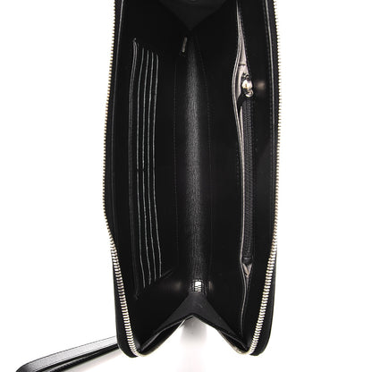 Chanel Vinyl Patent Lipstick Wristlet Wallet Black 11 of 13