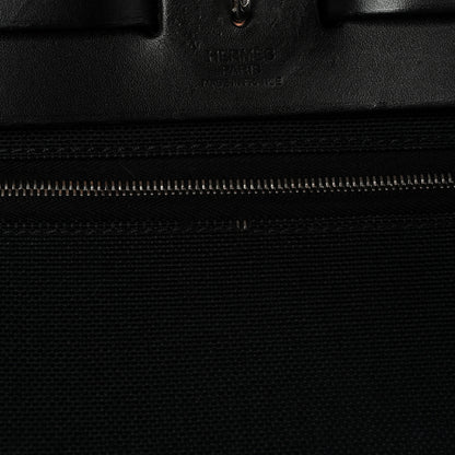 Hermes Military Toile Vache Hunter Herbag Zip Retourne 31 PM Black 7 of 11