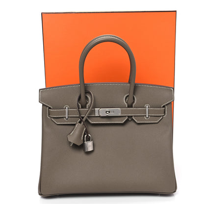 Hermes Epsom BIRKIN 30 Etoupe 11 of 11
