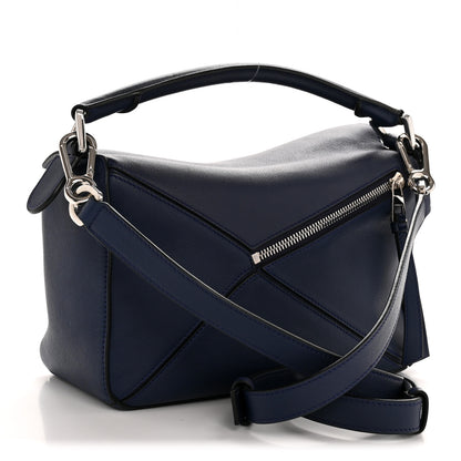 Loewe Calfskin Small Puzzle Bag Marine 3 of 13