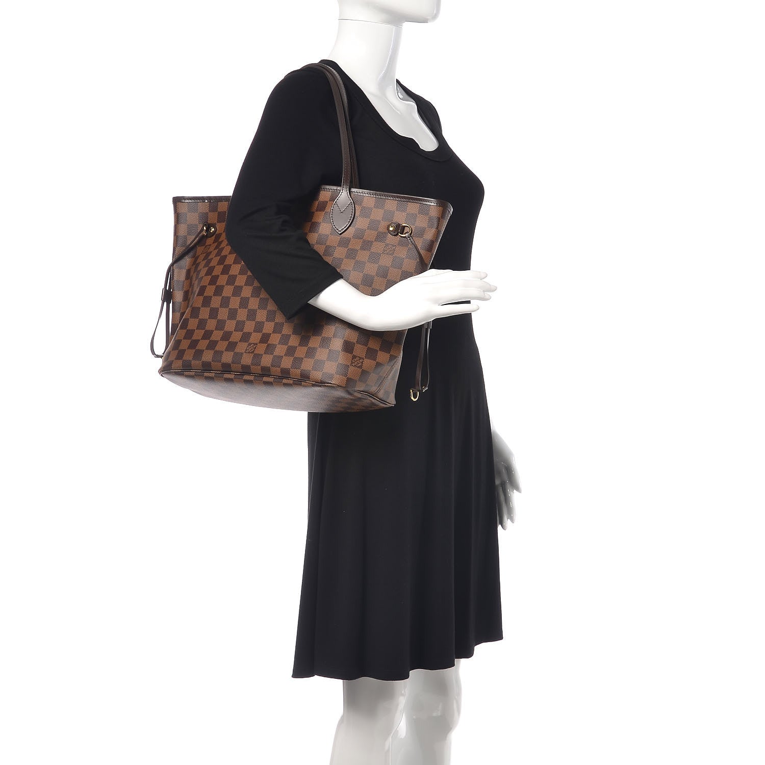 Louis Vuitton Damier Ebene Neo Neverfull MM 2 of 11