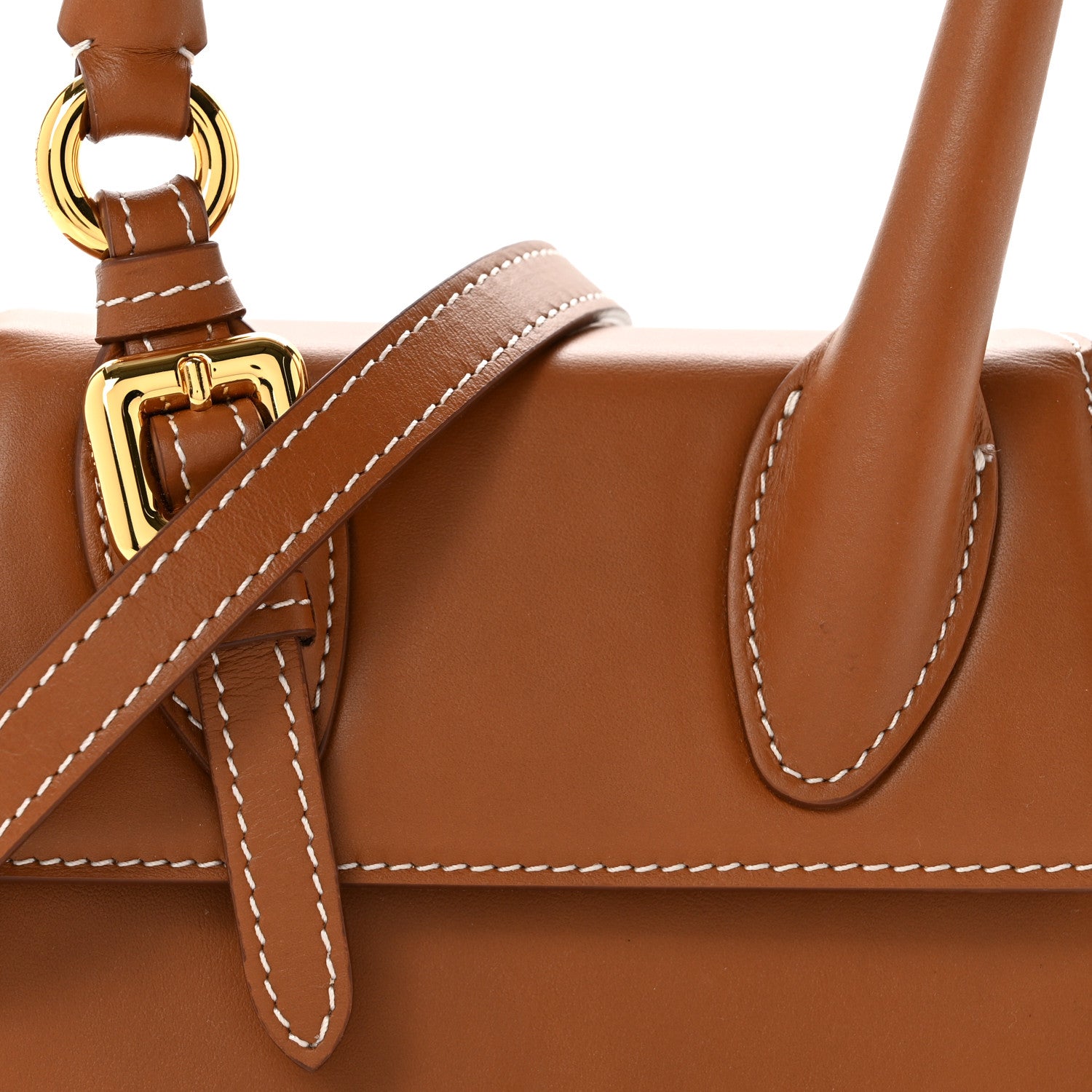 Jacquemus Smooth Calfskin Le Chiquito Boucle Moyen Brown 7 of 11
