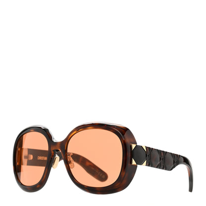Christian Dior Acetate Cannage Lady 95.22 Sunglasses Havana 1 of 8