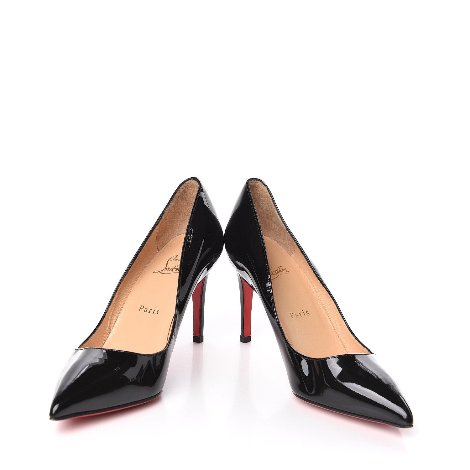 Christian Louboutin Patent Pigalle 85 Pumps 38.5 Black 5 of 10