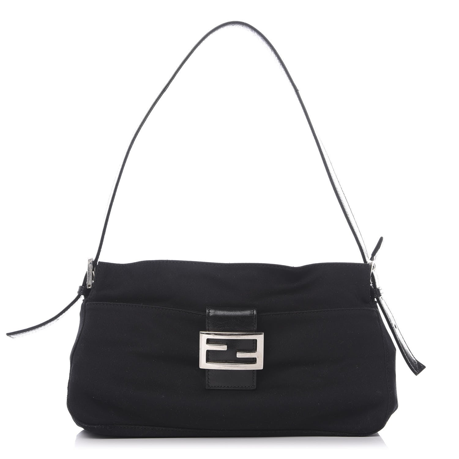 Fendi Neoprene Baguette Black 1 of 10