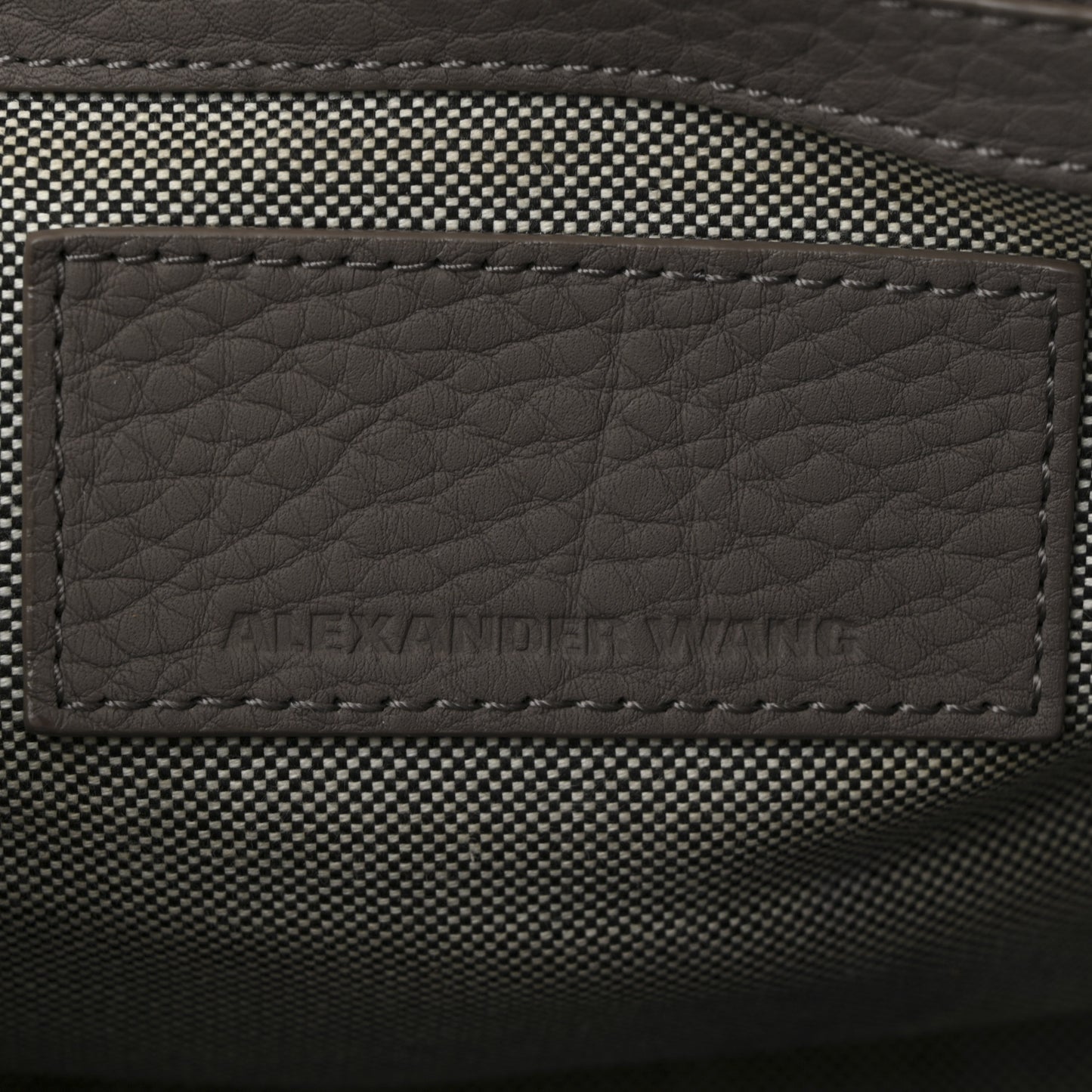 Pebbled Lambskin Rockie Oyster Silver Hardware