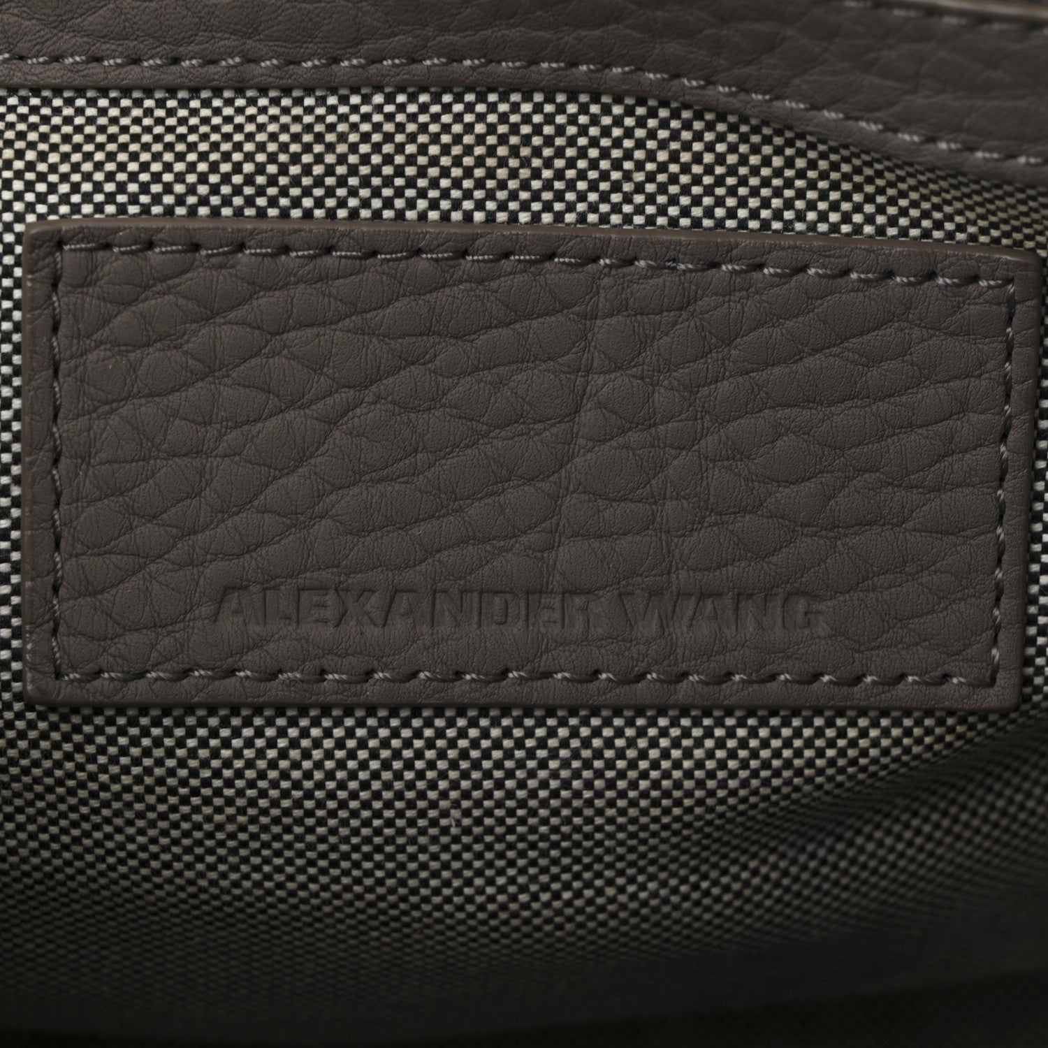 Alexander Wang Pebbled Lambskin Rockie Oyster Silver Hardware 6 of 12