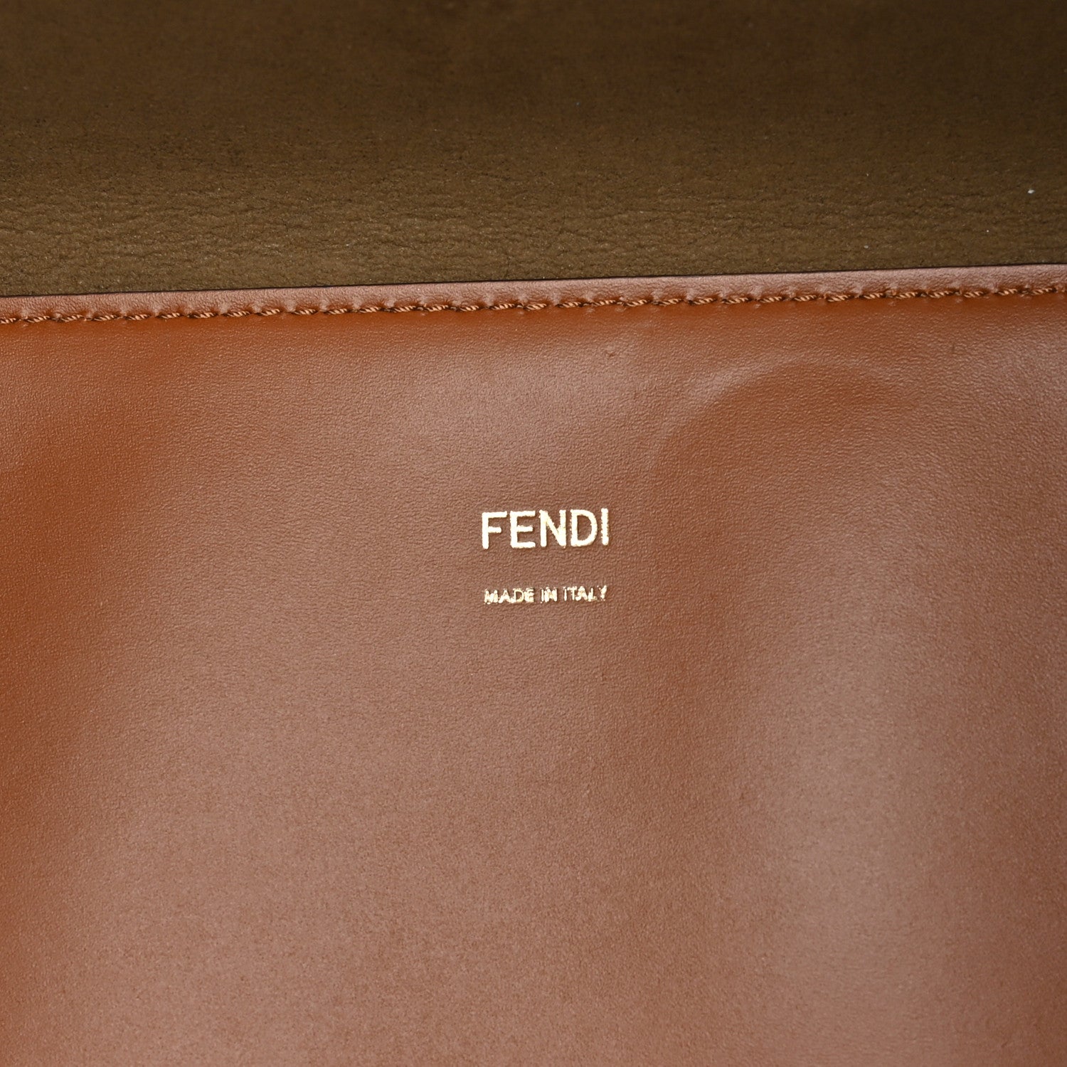 Fendi Vitello King Plexiglass Medium Fendi Sunshine Shopper Tote Cuoio 6 of 8
