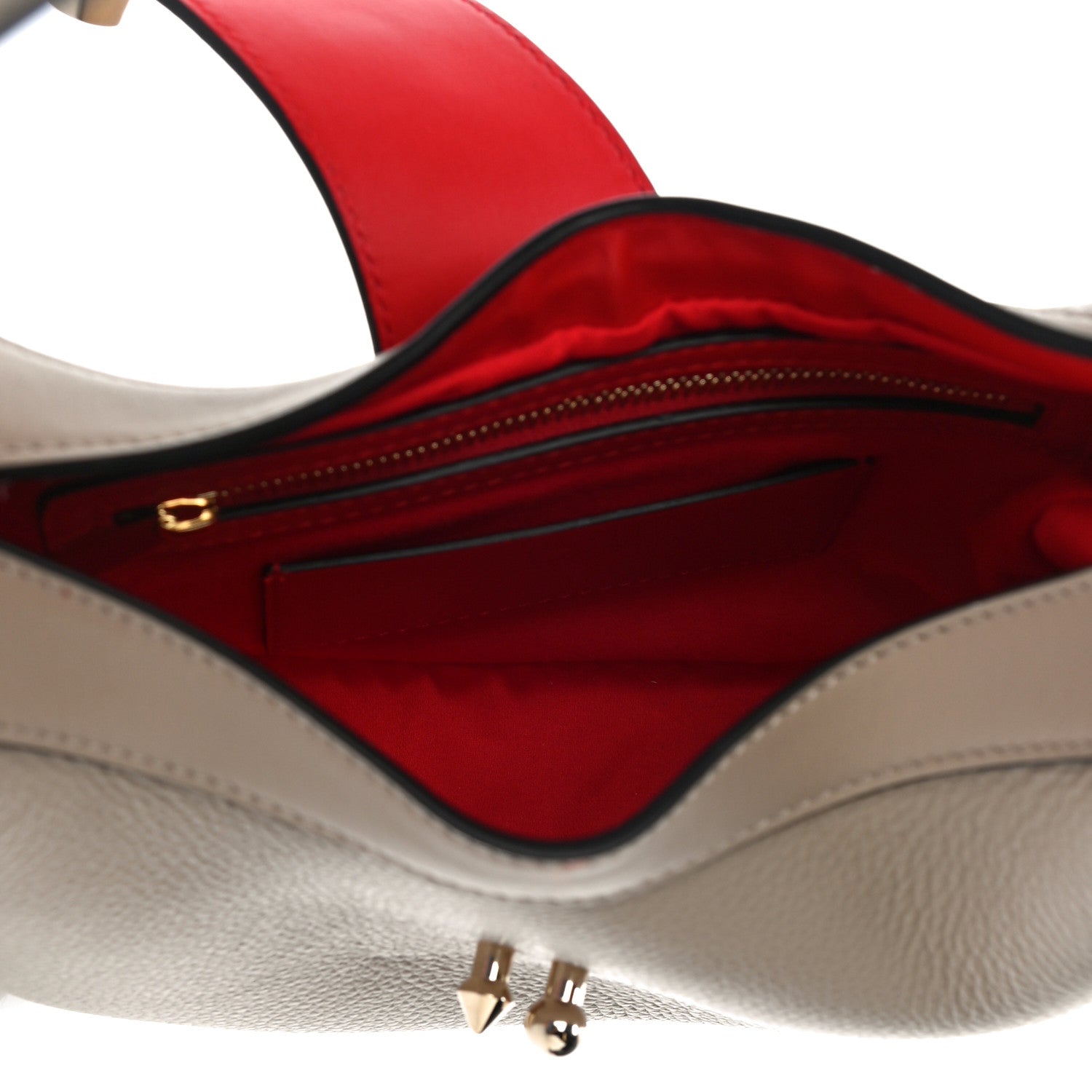 Christian Louboutin Grained Calfskin Mini Carasky Shoulder Bag Feve 4 of 10