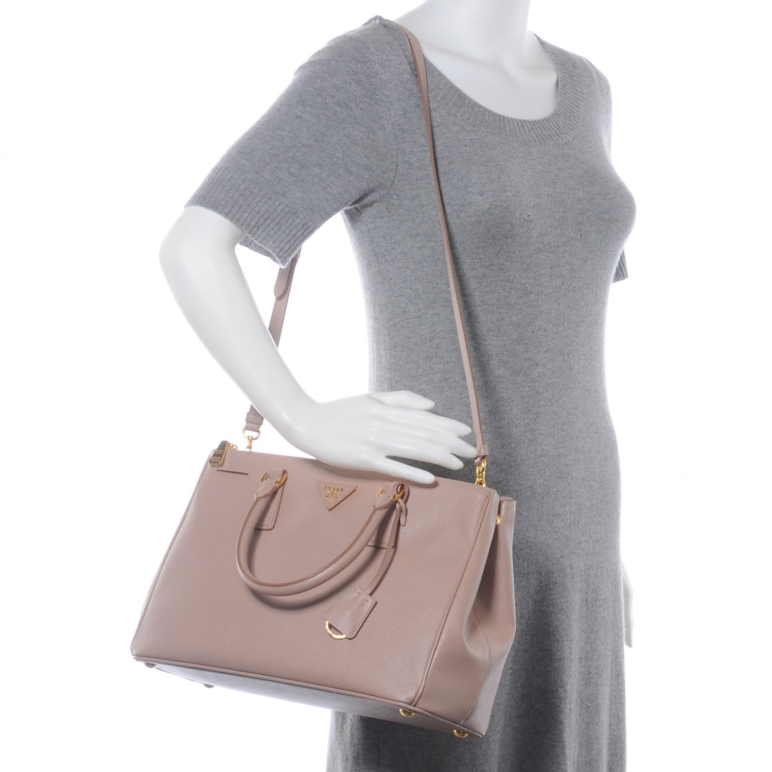 Prada Saffiano Lux Tote Cammeo 2 of 10