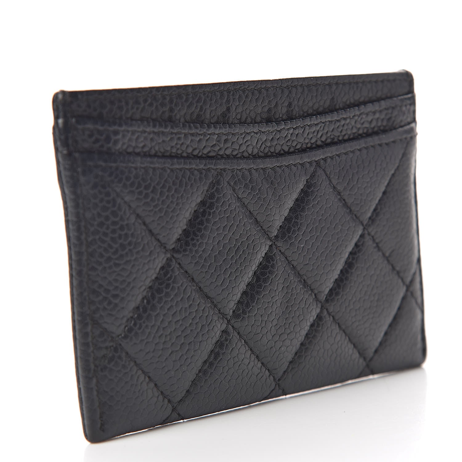 Chanel Caviar Quilted Card Holder Black 3 of 9